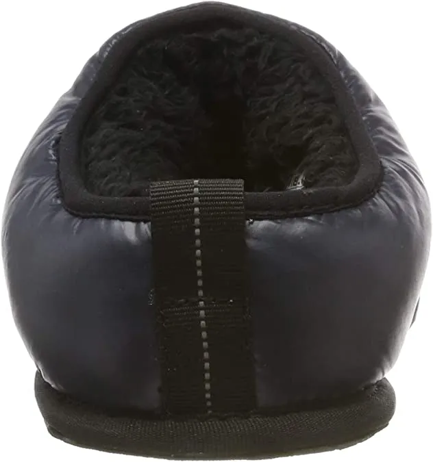 Sorel Womens Hadley Slide Luxury Warm Winter Slip On Faux Fur Slippers - Black - 5