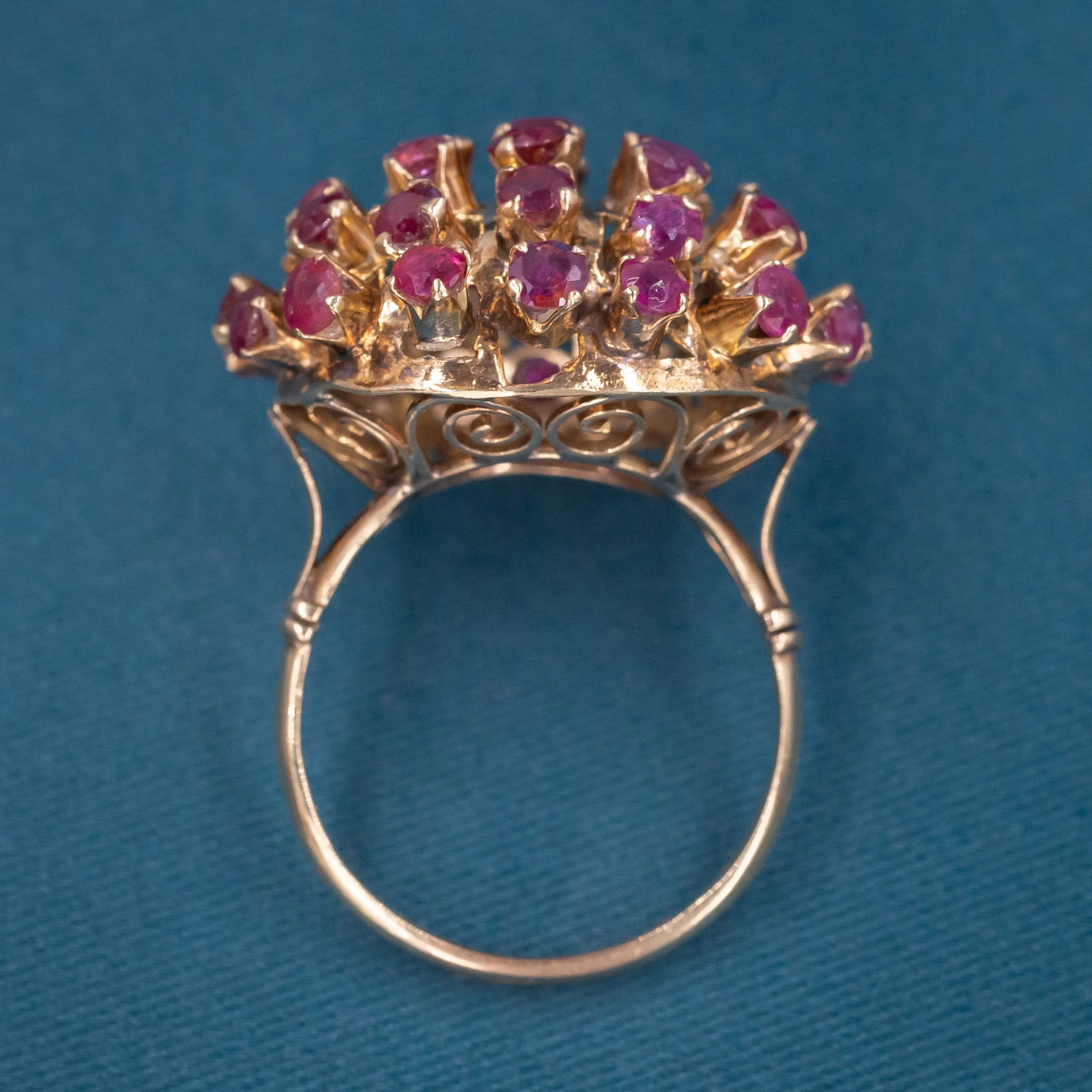 Sputnik Ruby Ring