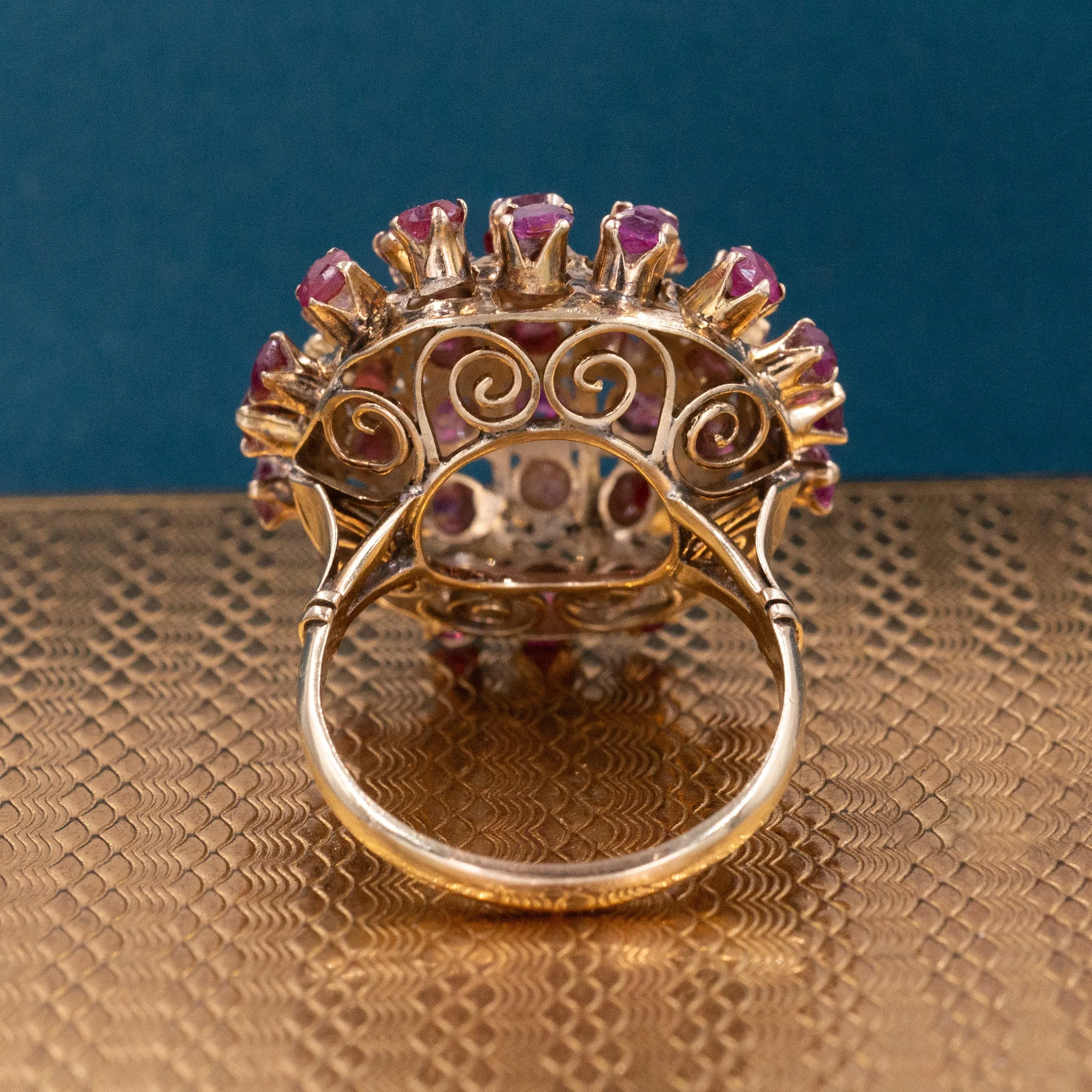 Sputnik Ruby Ring