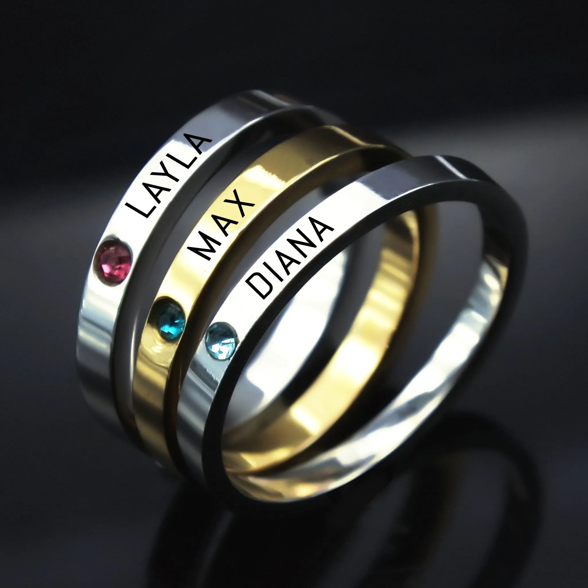 Stackable Birthstone Ring