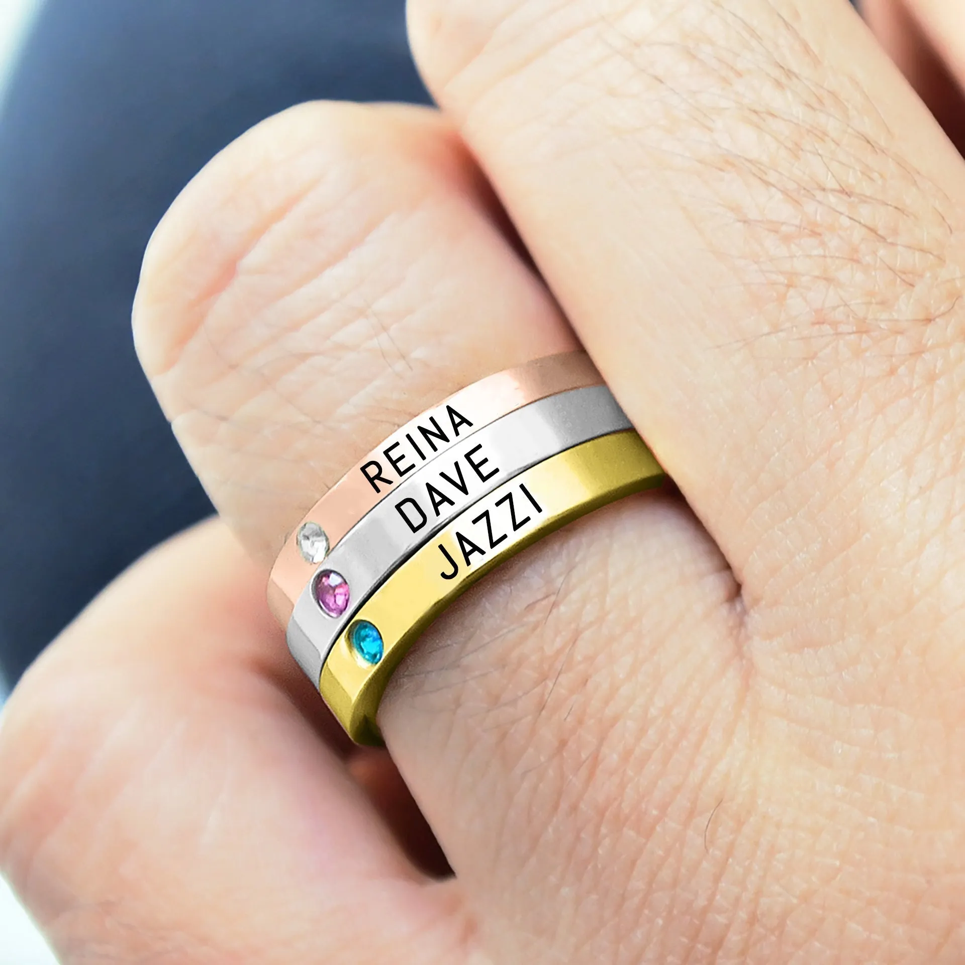 Stackable Birthstone Ring