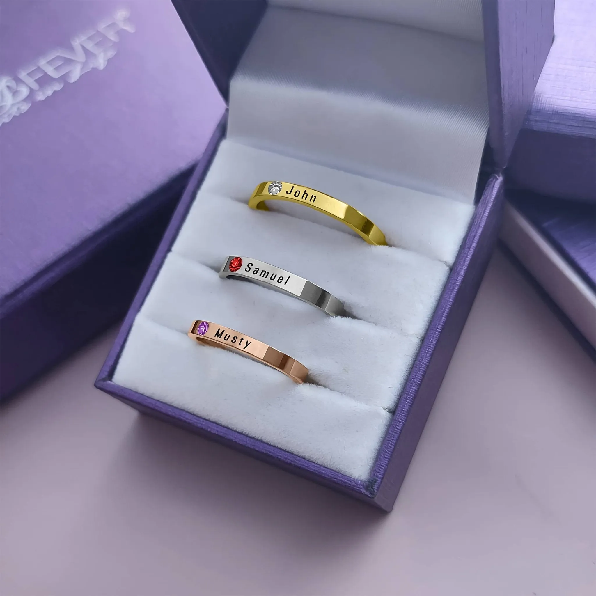 Stackable Birthstone Ring