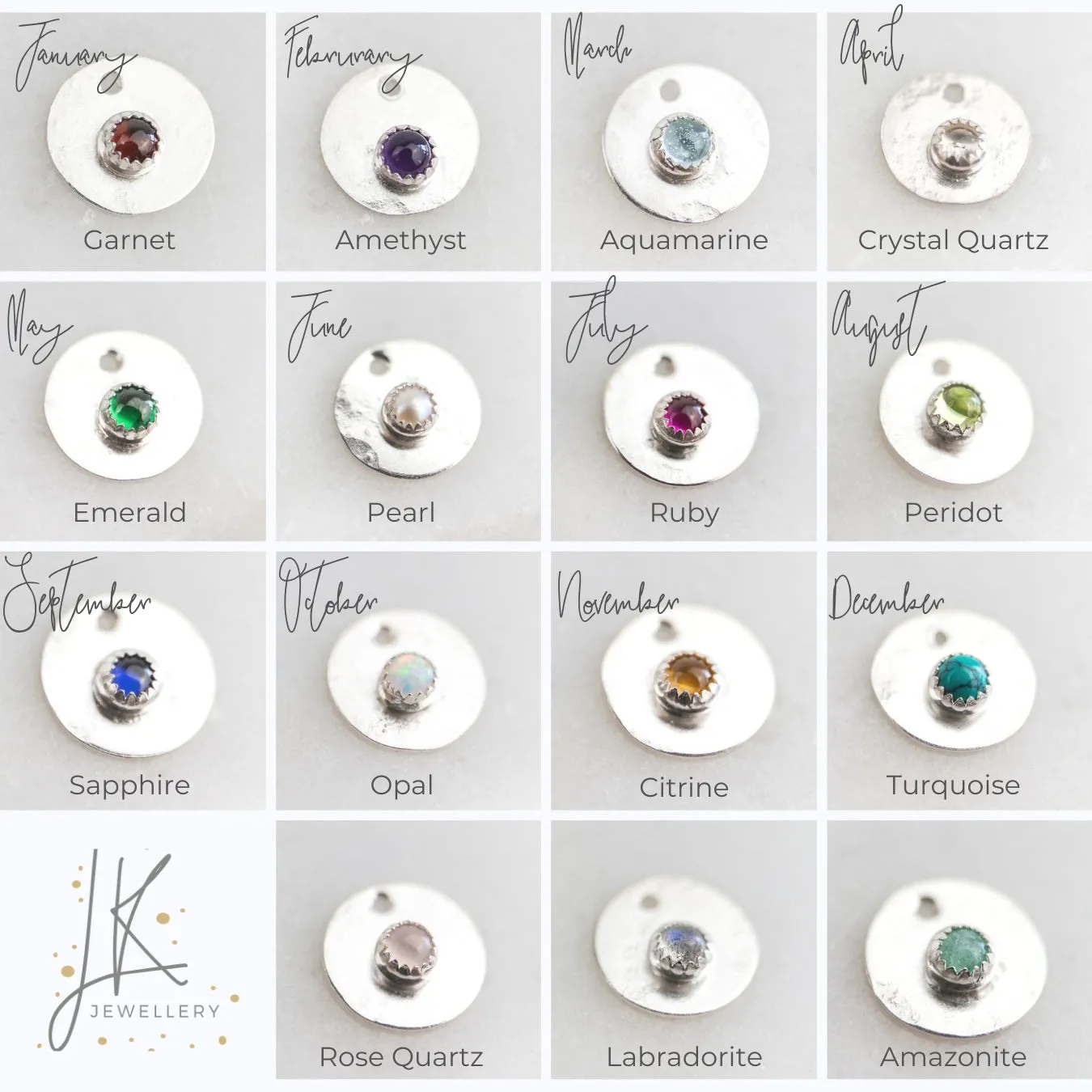 Sterling Silver Birthstone Toe Ring