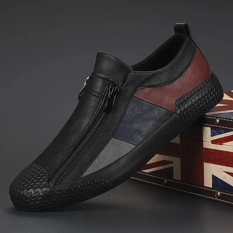 Stylebewusst | Gavin - Kunstvolle Leder-Sneakers für Männer