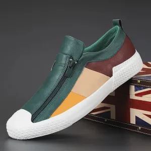 Stylebewusst | Gavin - Kunstvolle Leder-Sneakers für Männer