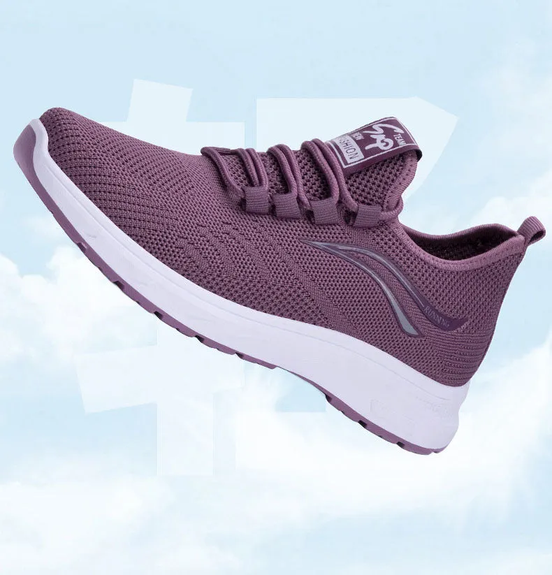 Stylish and Breathable Casual Trainer Sneakers for Active Women