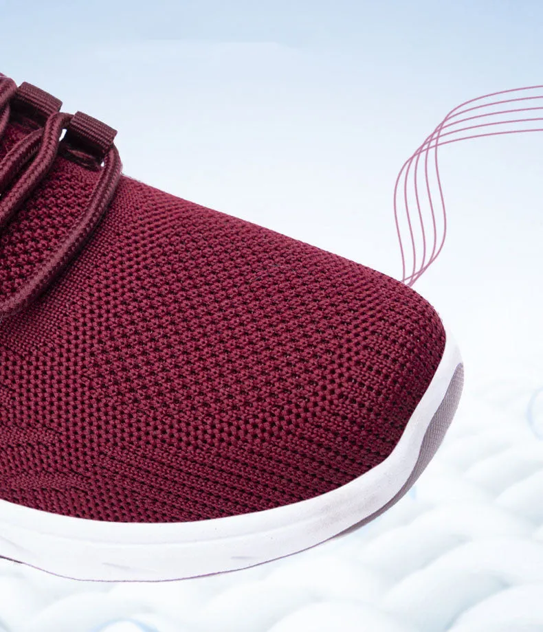 Stylish and Breathable Casual Trainer Sneakers for Active Women
