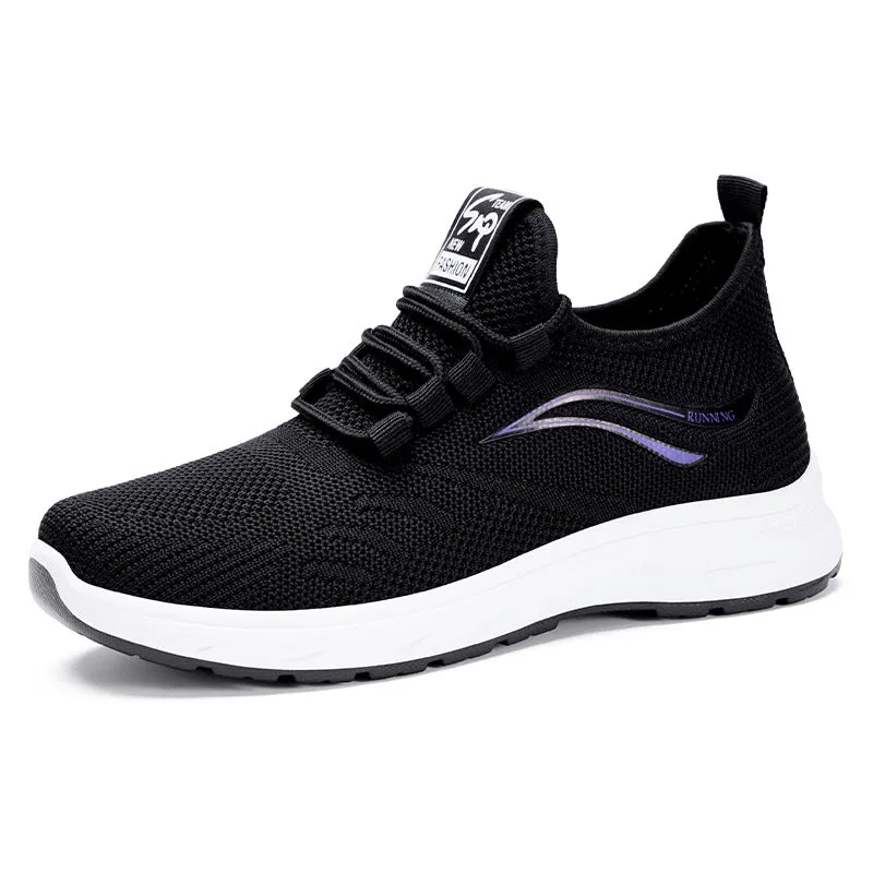 Stylish and Breathable Casual Trainer Sneakers for Active Women