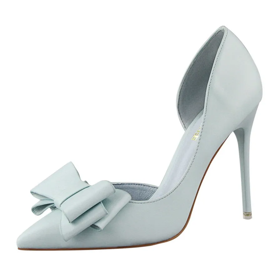 Sweet Bowknot High Heel Shoes