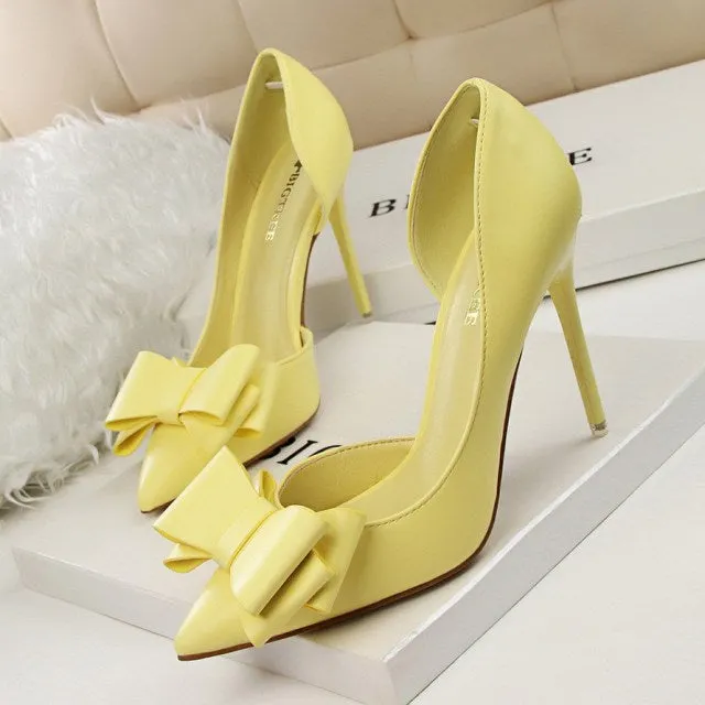 Sweet Bowknot High Heel Shoes