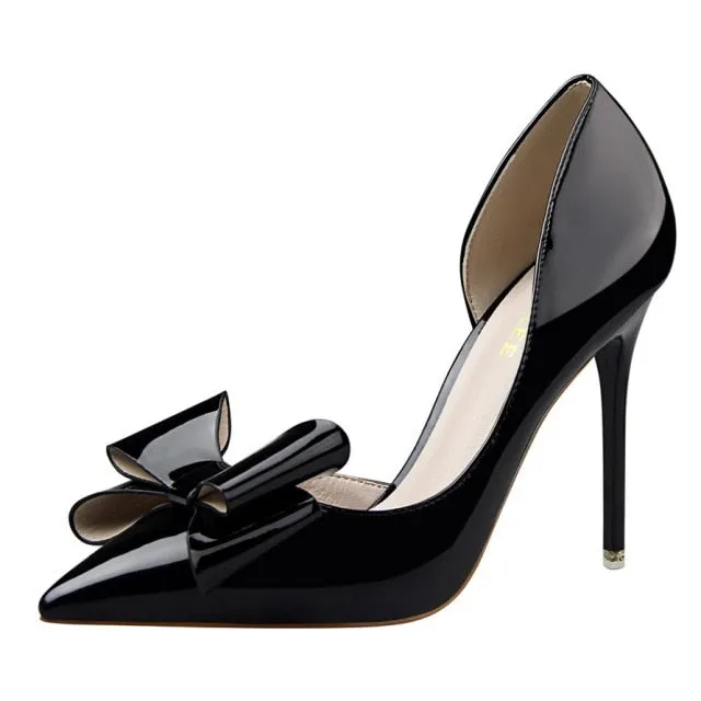 Sweet Bowknot High Heel Shoes