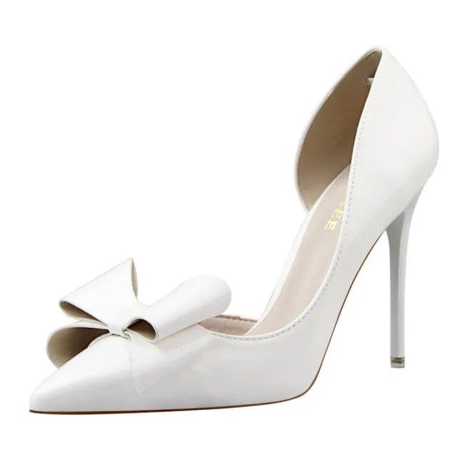 Sweet Bowknot High Heel Shoes