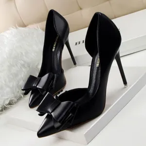 Sweet Bowknot High Heel Shoes