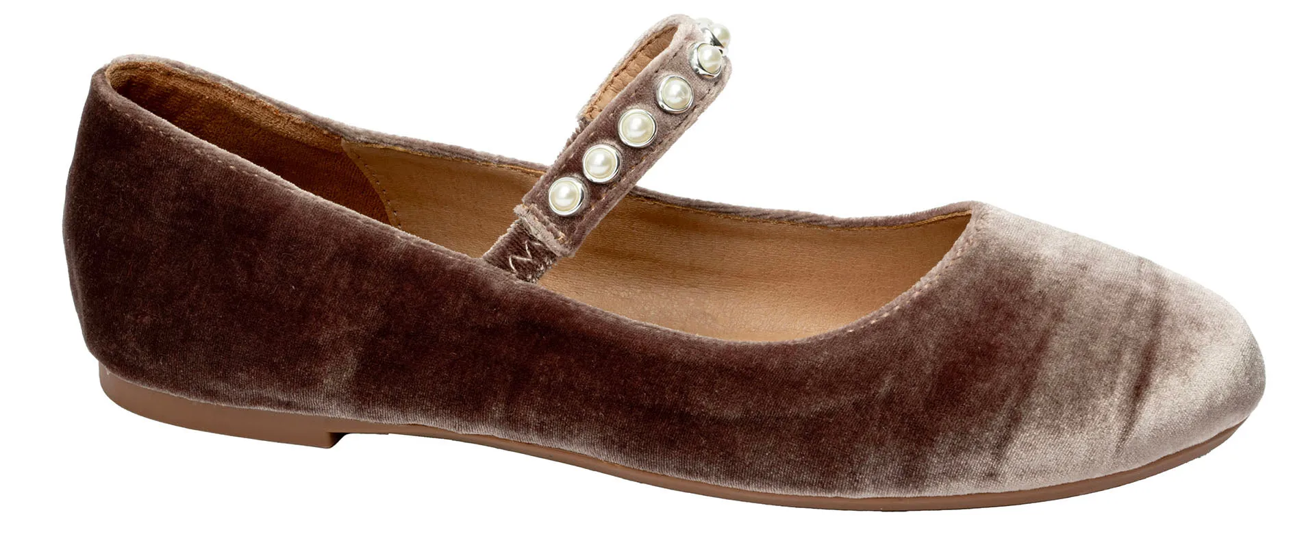 Tea time velvet Mary Jane shoe