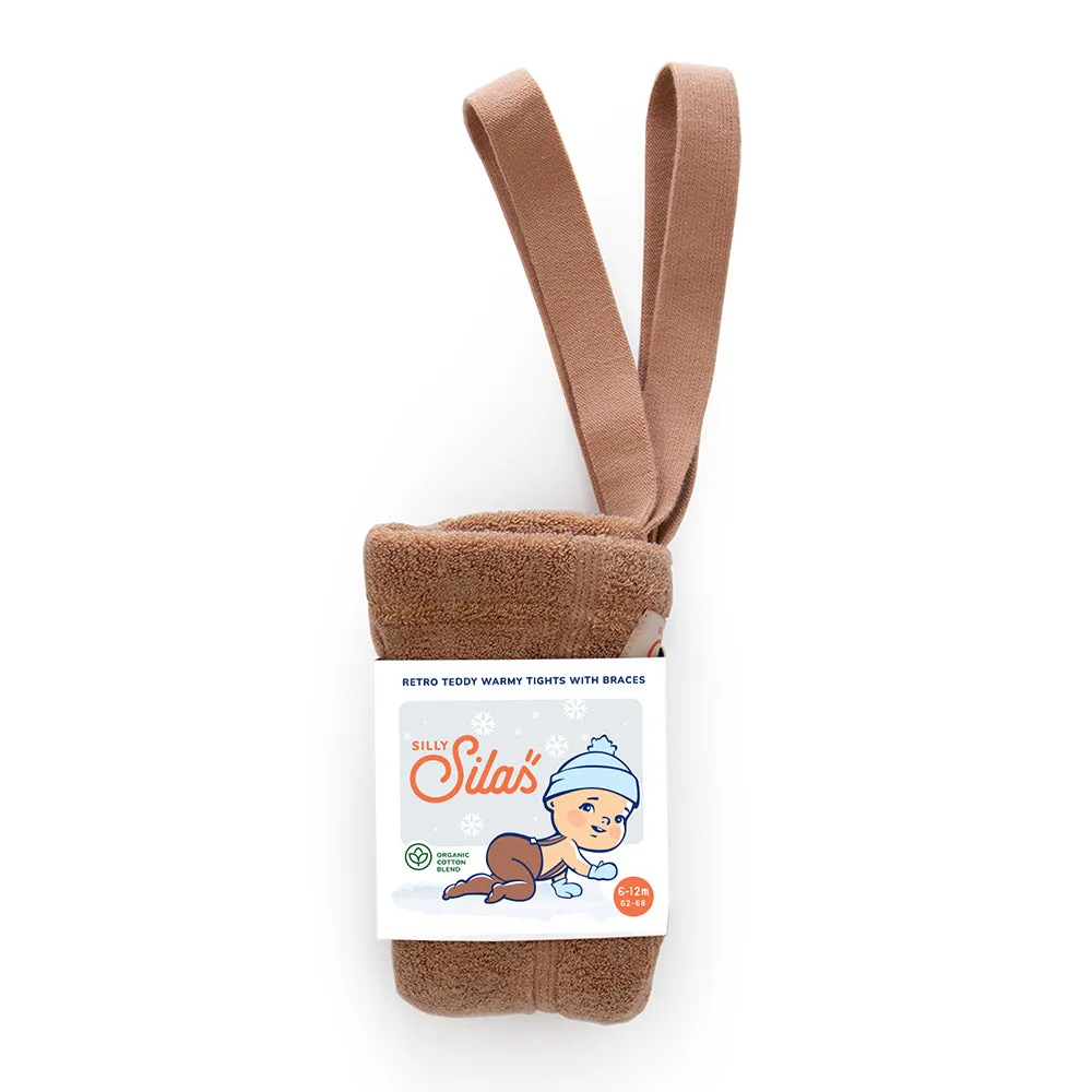 TEDDY WARMY SILLY SILAS TIGHTS LIGHT BROWN
