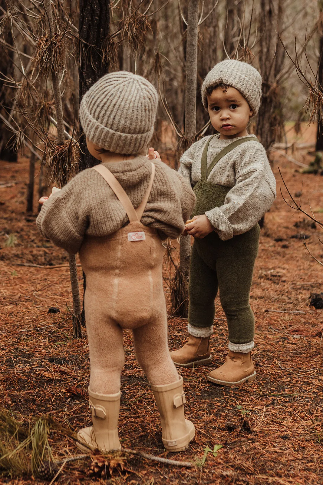 TEDDY WARMY SILLY SILAS TIGHTS LIGHT BROWN