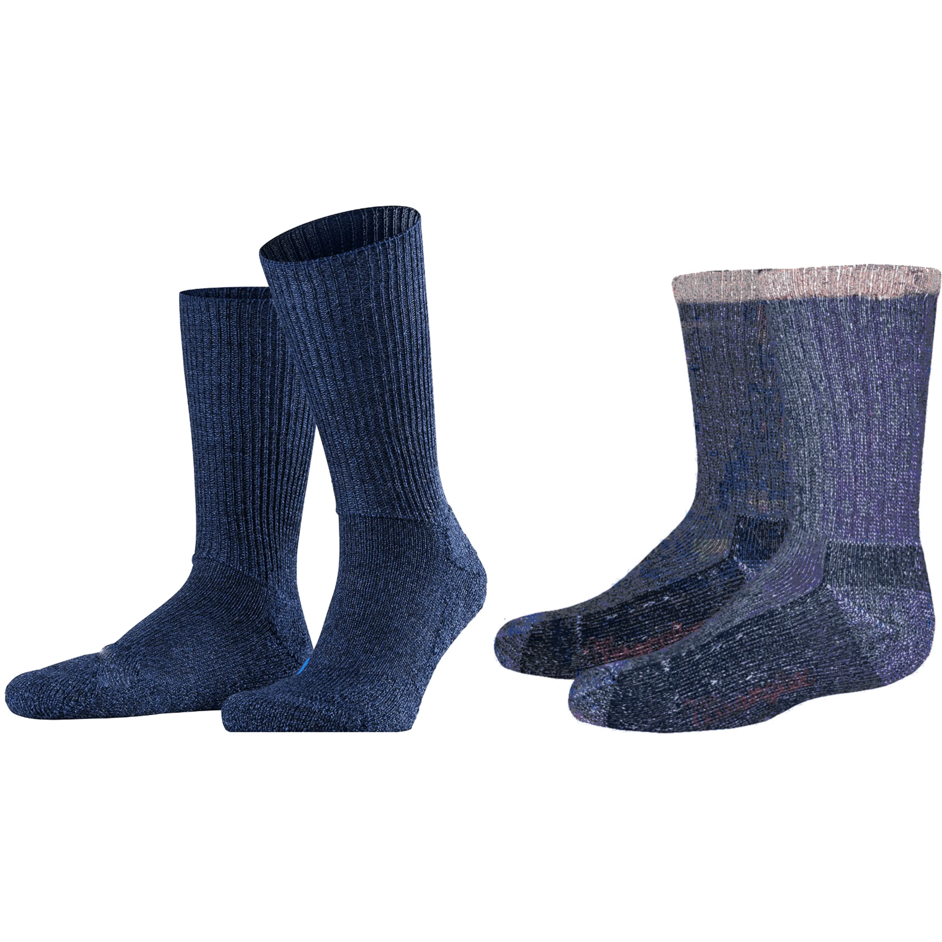 Texas Denim Thermal Socks for Men - Cotton-Poly Blend.
