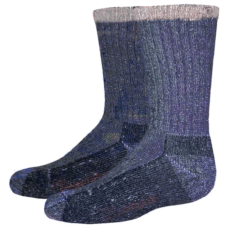 Texas Denim Thermal Socks for Men - Cotton-Poly Blend.