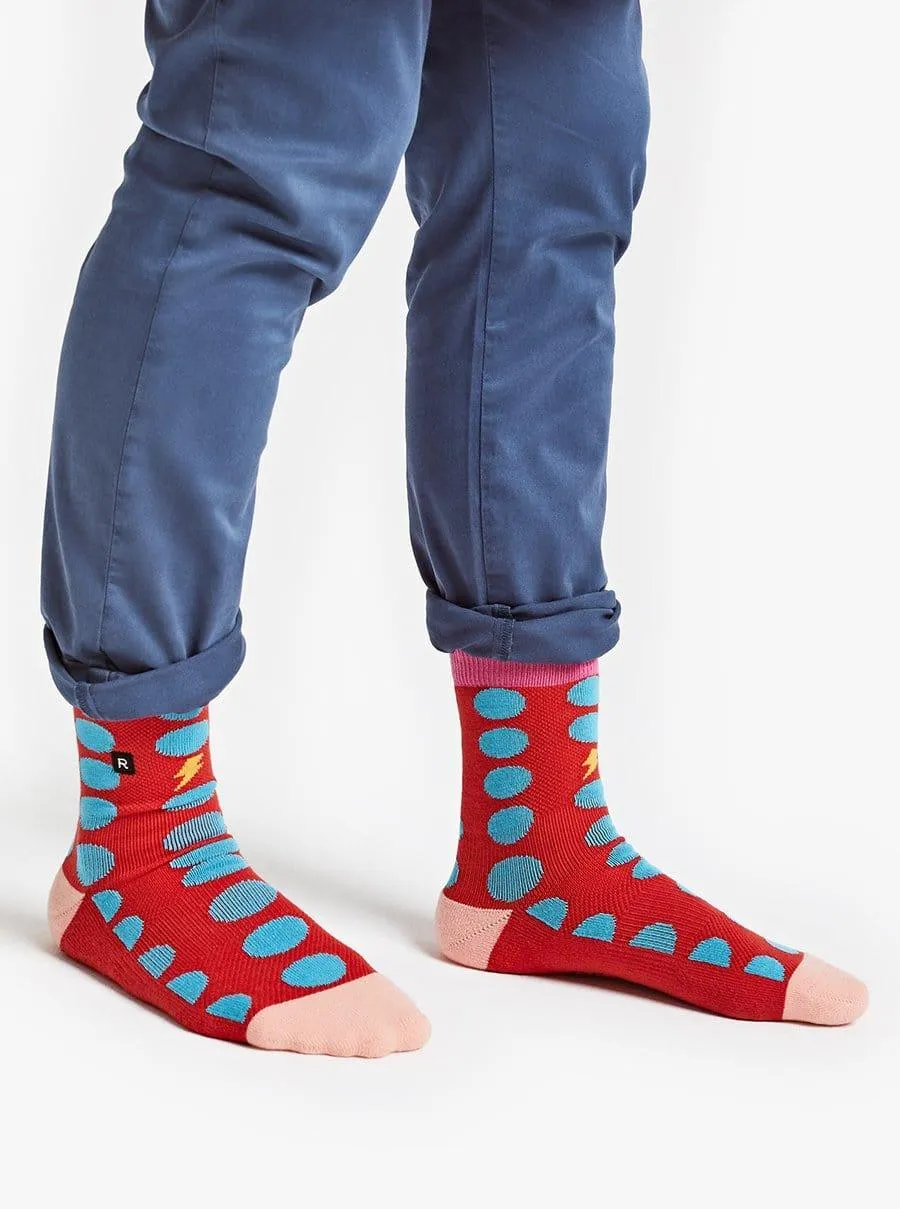 The Socks - Dream First Details Later Red