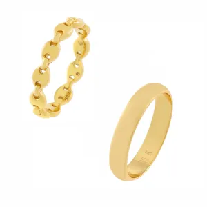 The Solid Bold Ring Combo Set