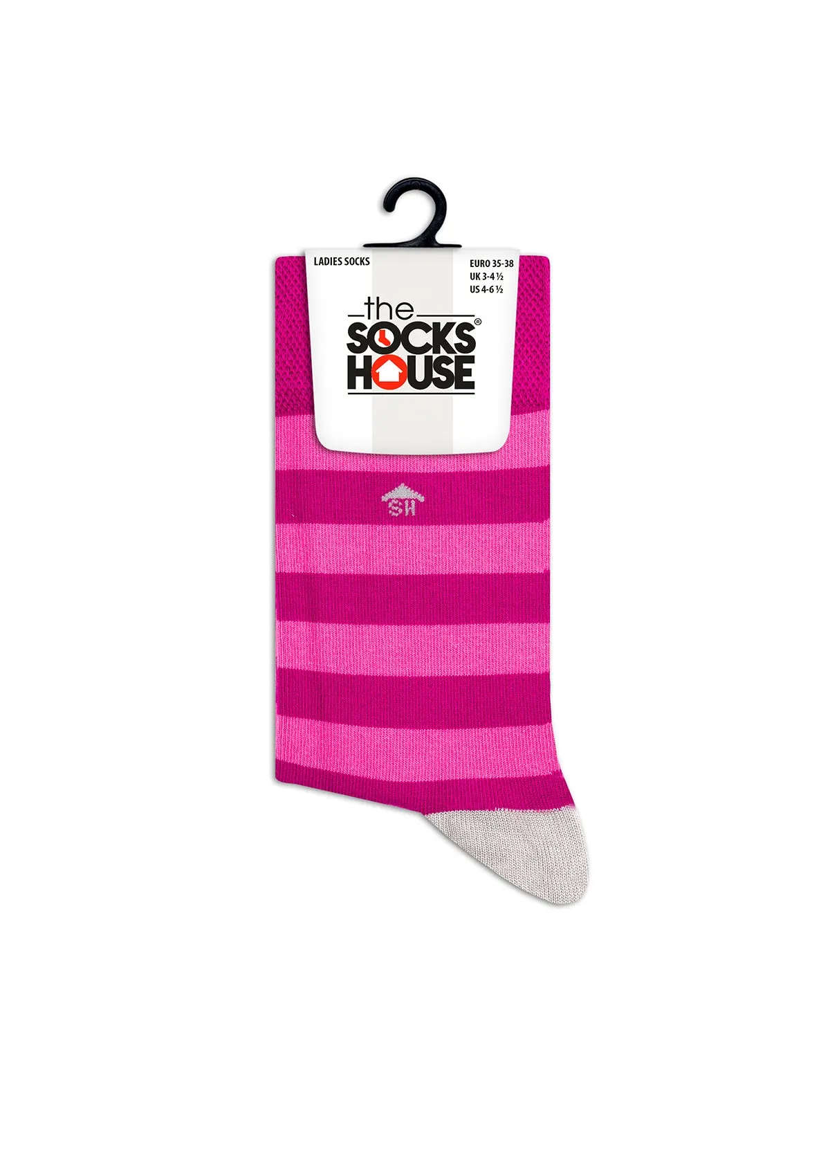 Thick Stripes Design Women Bamboo Socks
