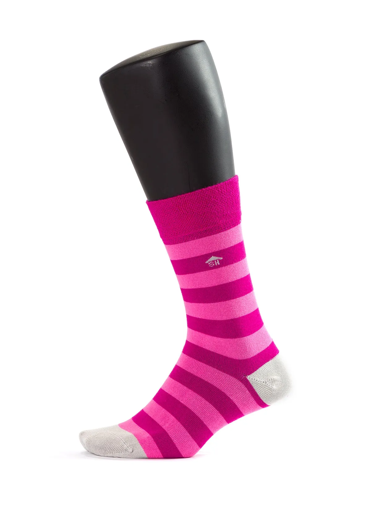 Thick Stripes Design Women Bamboo Socks