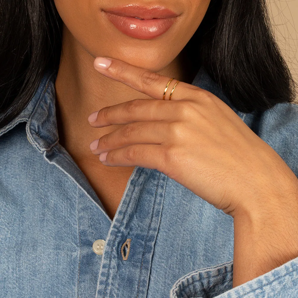 Thin Solid Eternity Ring