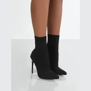 'Triana' Mesh Stiletto Boots