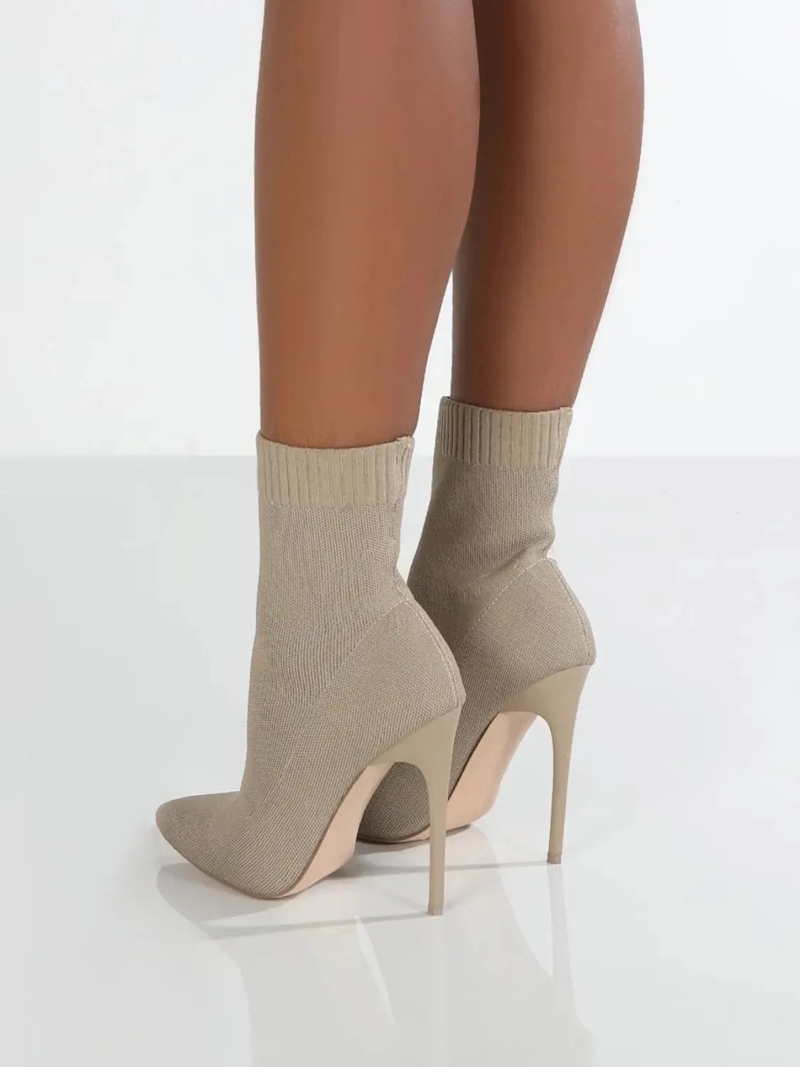 'Triana' Mesh Stiletto Boots
