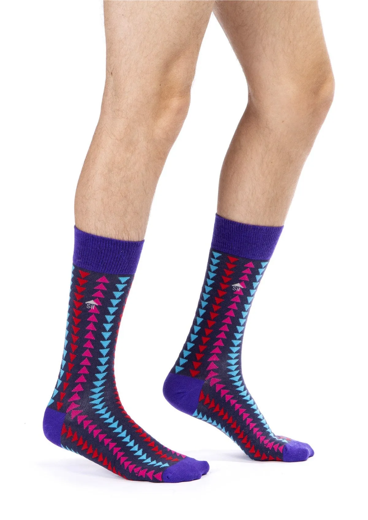 Triangle Design Men Socks
