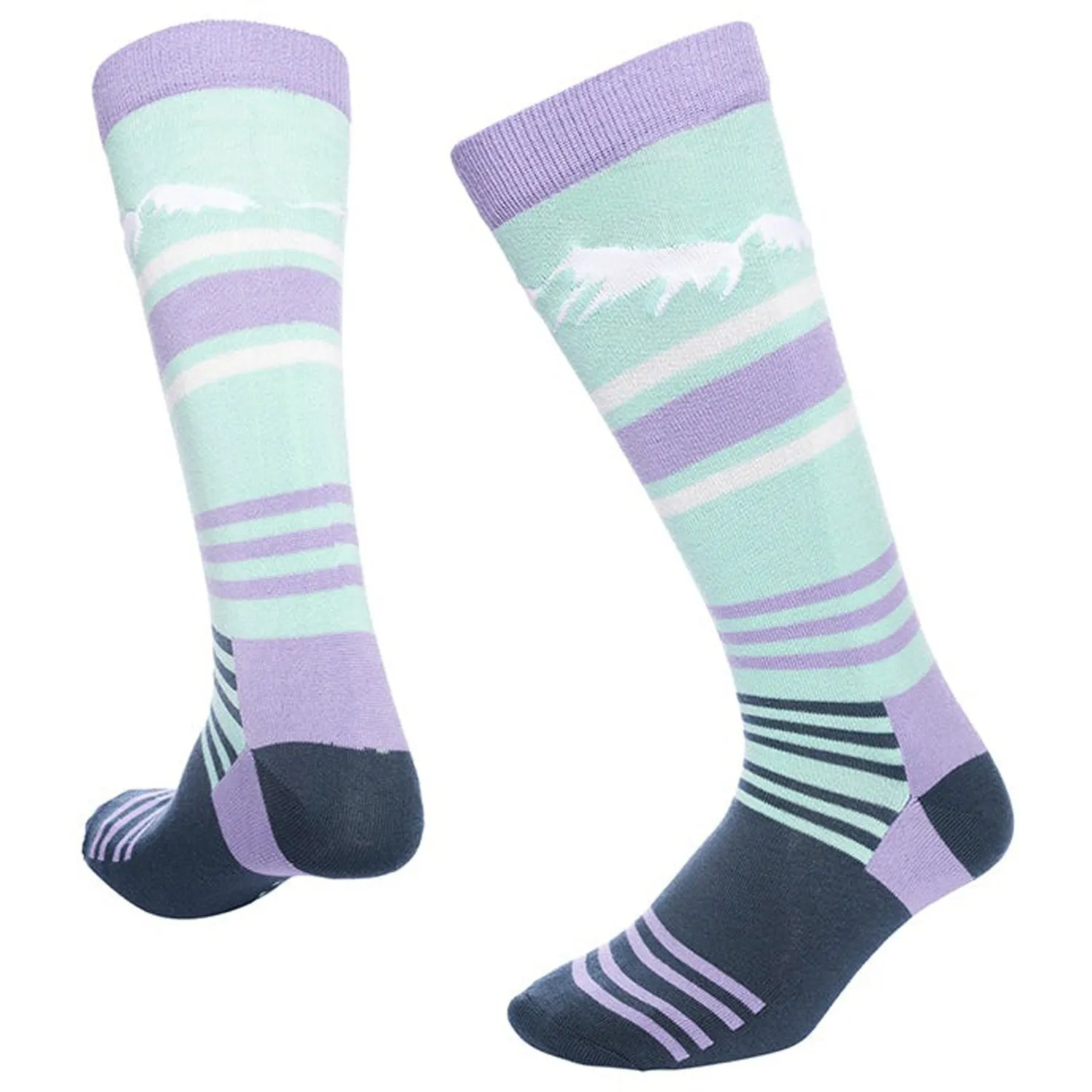 Trooper Merino Wool Blend Lightweight Snow Socks
