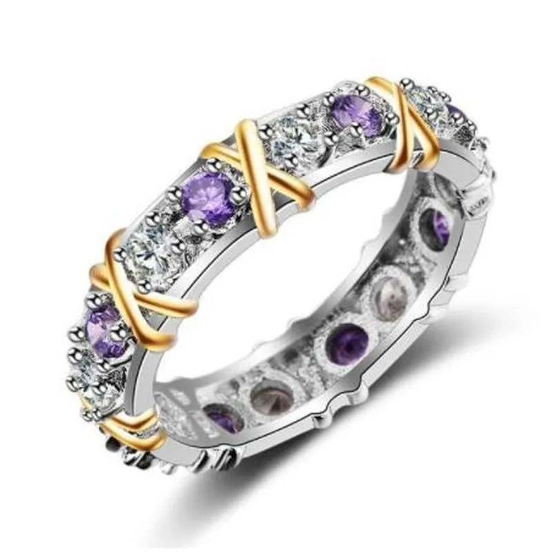 Twoton Diamond Ring Engagement for Women Jewelry