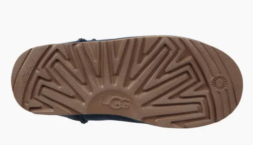 UGG Kid's K Classic Short II WP Waterproof Pull on Boots | Navy