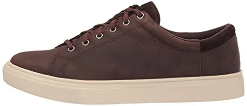 UGG Men's BAYSIDER Low Weather Sneaker, Grizzly Leather, 11