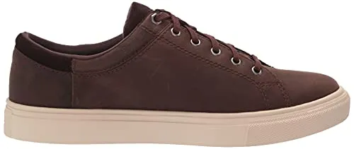 UGG Men's BAYSIDER Low Weather Sneaker, Grizzly Leather, 11