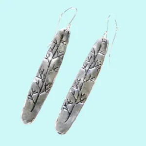 Unique designer jewlery earrings, silver jewelry for woman