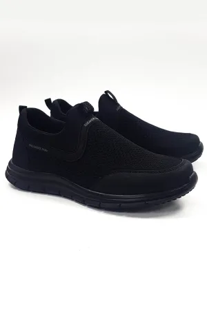 Unisex Black Full Orthopedic Sneakers