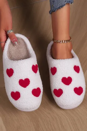 Valentines Day Hearts House Slippers
