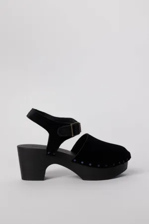 Velvet Clogs