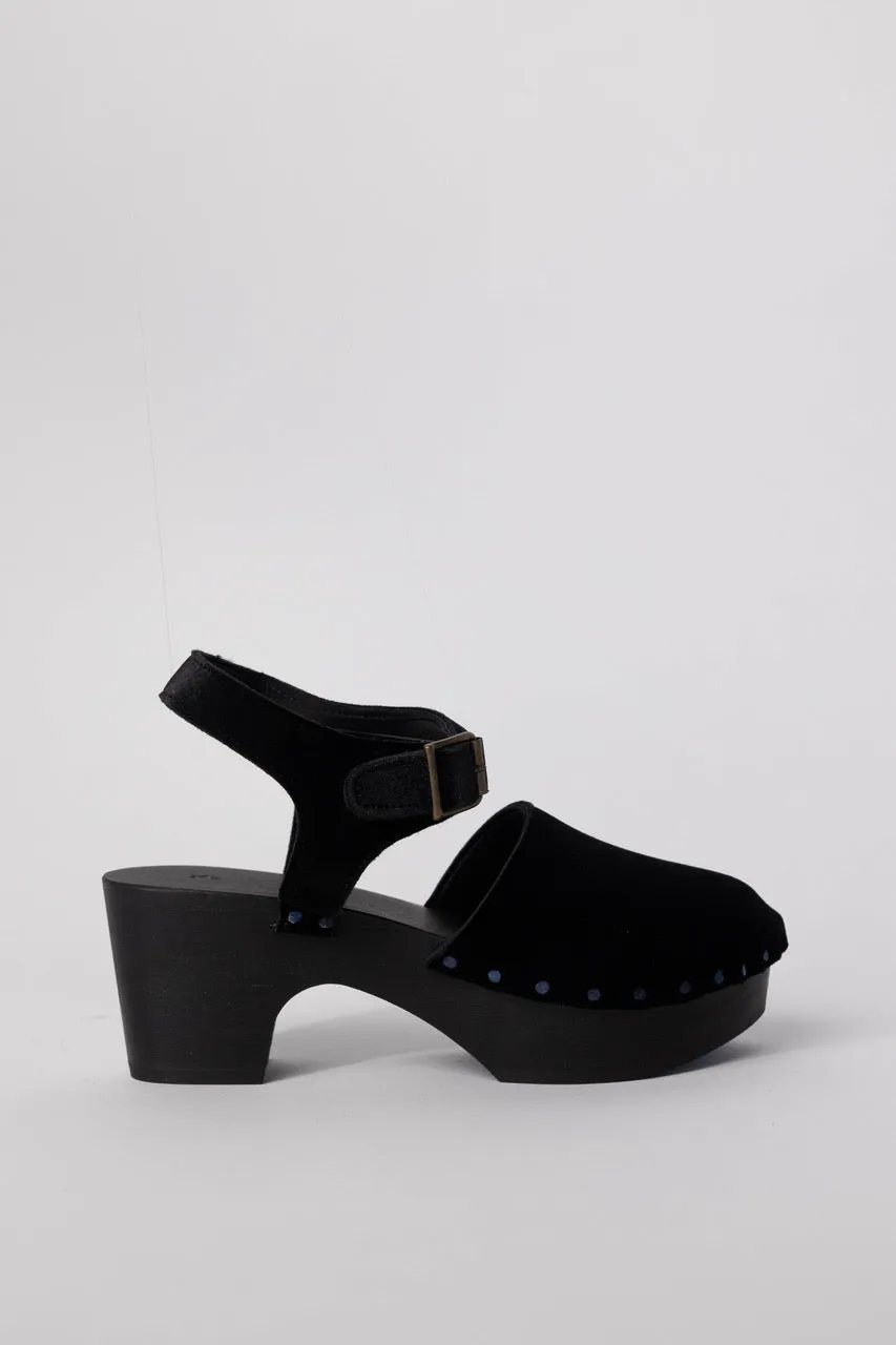 Velvet Clogs