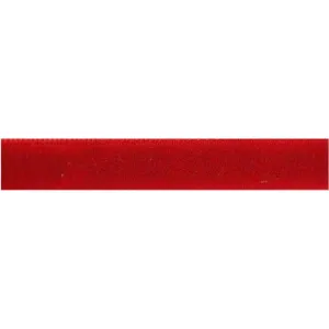 Velvet Custom Laces with optional Tip - Red (1 Pair Pack) Shoelaces