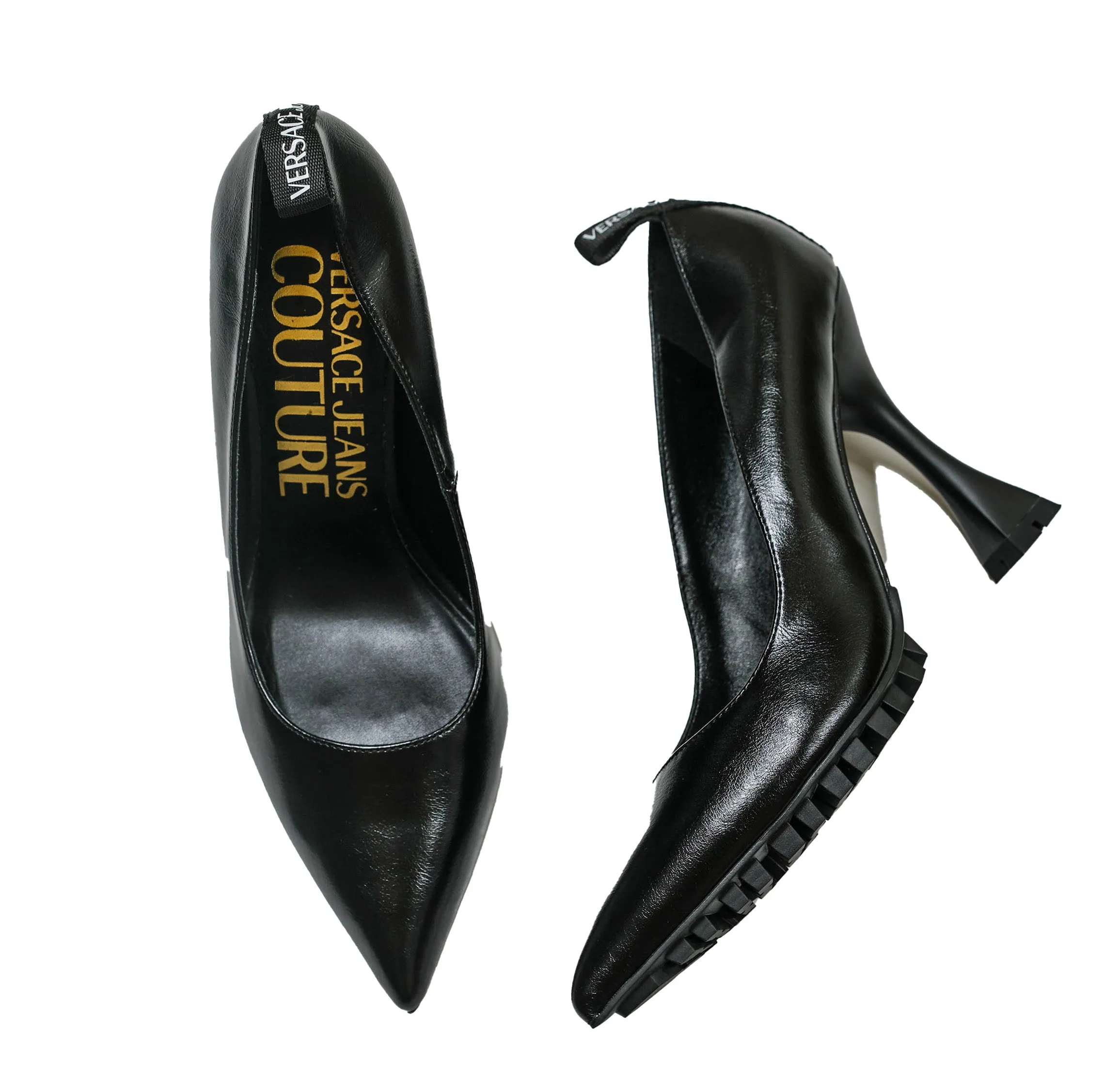 Versace Jeans Women's Black Flair Pump 73VA3S80 - 40% OFF