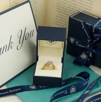 Vintage Diamond Engagement Ring of 14k Gold