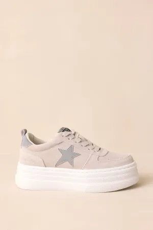 Vintage Havana Hunter Grey Lace Up Platform Sneakers