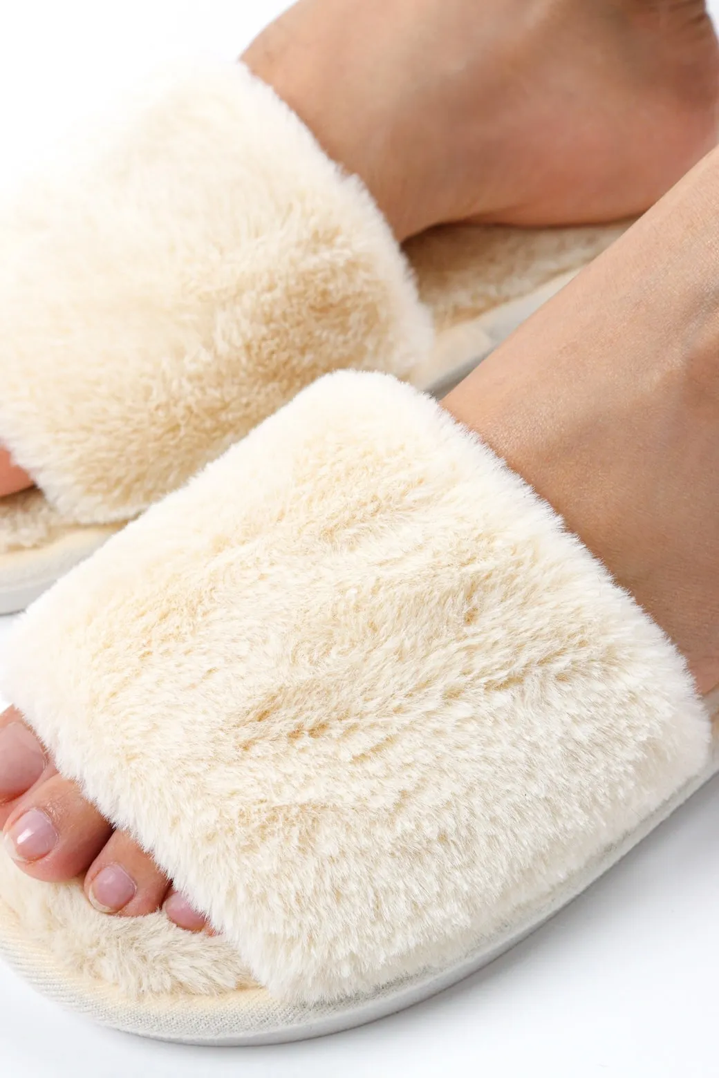 Viny - Winter Faux Fur Slipper For Women