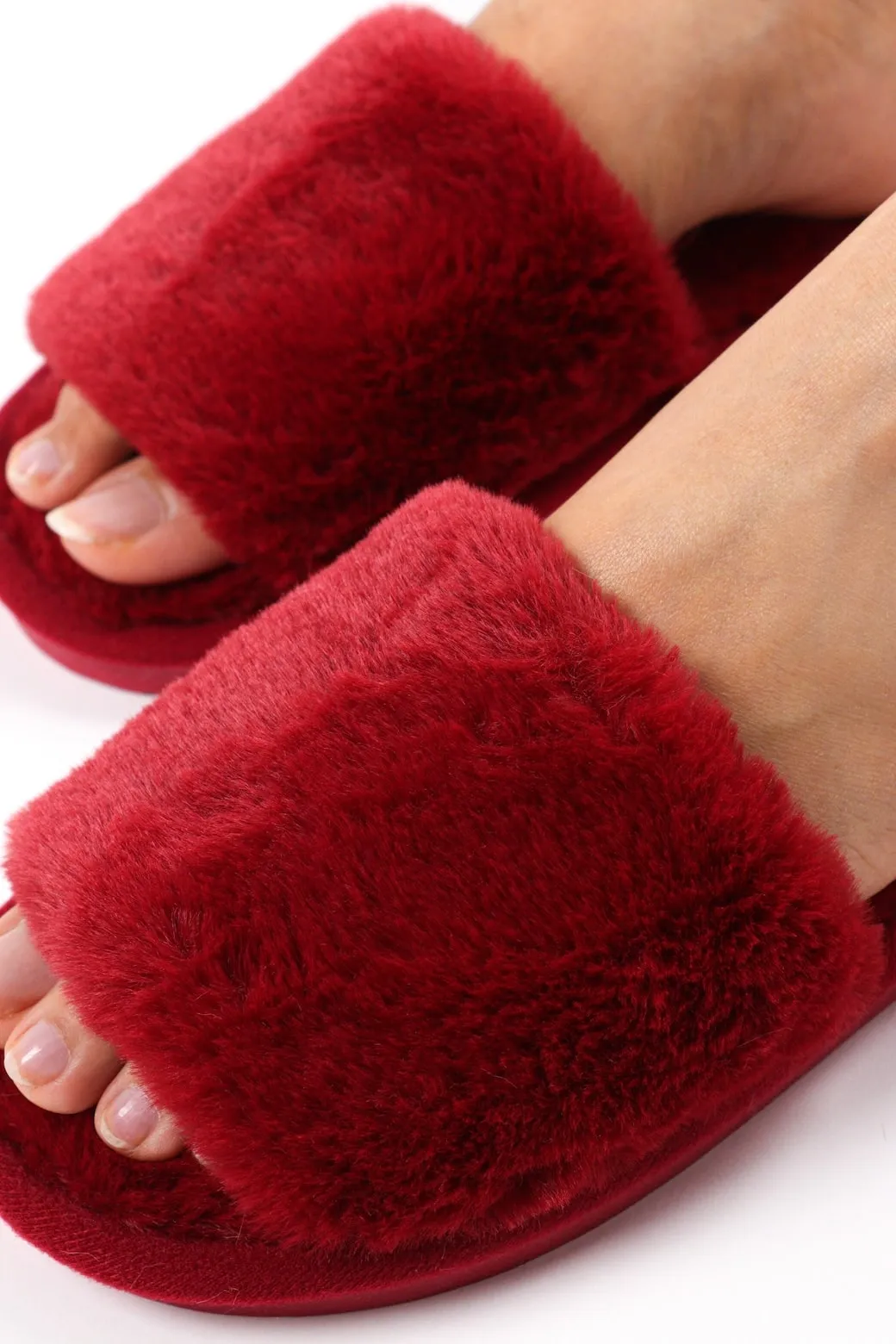 Viny - Winter Faux Fur Slipper For Women