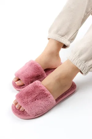 Viny - Winter Faux Fur Slipper For Women