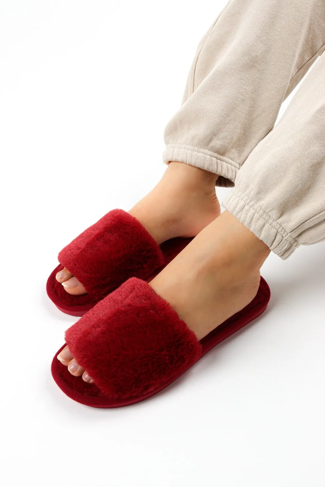 Viny - Winter Faux Fur Slipper For Women