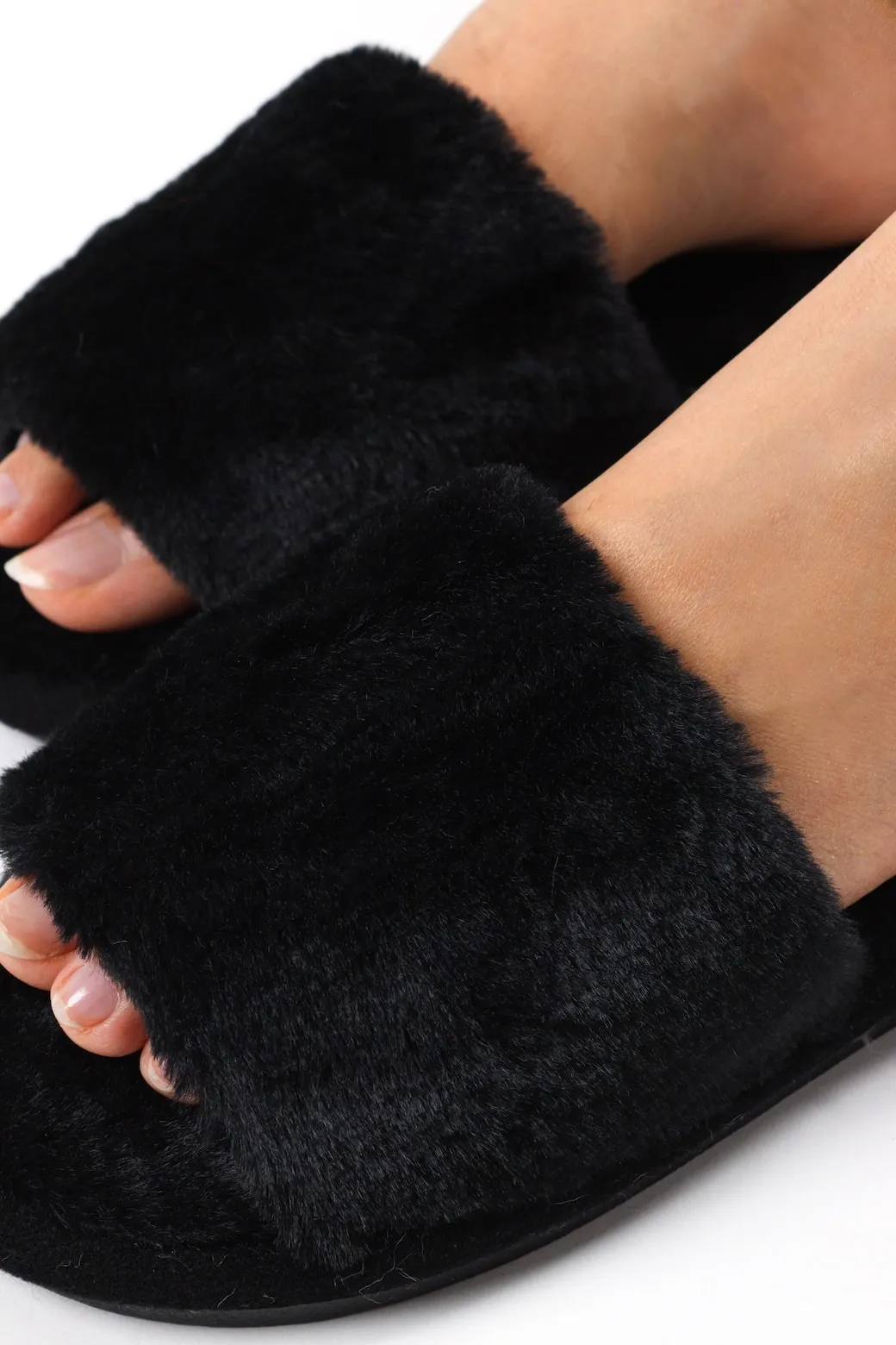 Viny - Winter Faux Fur Slipper For Women