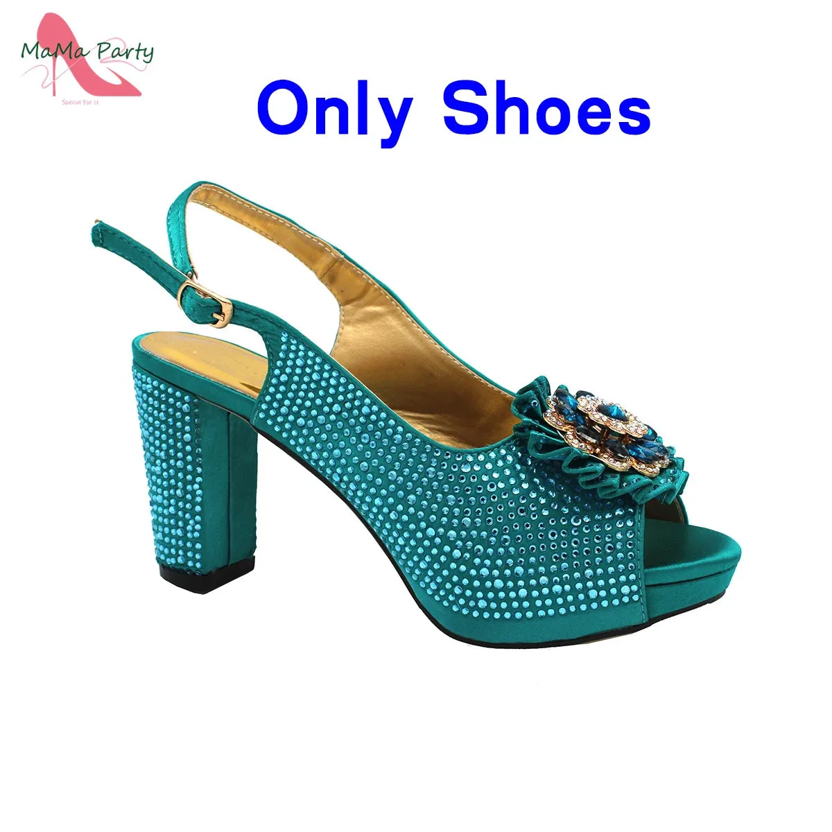 Wine Color New Coming Italian Women Shoes and Bag Set with Platform Nigerian Lady Pumps for Garden Party